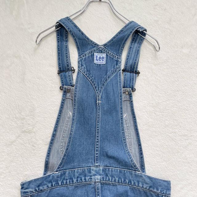 Lee リー デニムサロペット オーバーオール テーパードパンツ カジュアル きれいめ キレカジ ブルー S(1004) < ブランド Lee リー デニムサロペット オーバーオール テーパードパンツ カジュアル きれいめ キレカジ ブルー S(1004) < ブランドの