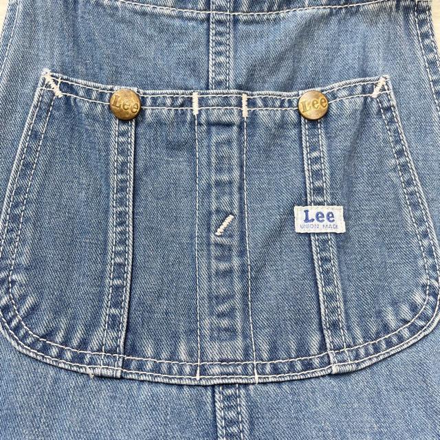 Lee リー デニムサロペット オーバーオール テーパードパンツ カジュアル きれいめ キレカジ ブルー S(1004) < ブランド Lee リー デニムサロペット オーバーオール テーパードパンツ カジュアル きれいめ キレカジ ブルー S(1004) < ブランドの