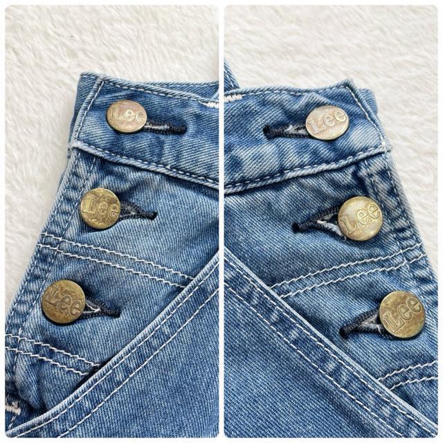 Lee リー デニムサロペット オーバーオール テーパードパンツ カジュアル きれいめ キレカジ ブルー S(1004) < ブランド Lee リー デニムサロペット オーバーオール テーパードパンツ カジュアル きれいめ キレカジ ブルー S(1004) < ブランドの