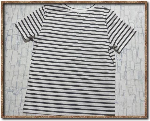 ブルーレーベルクレストブリッジ ボーダー半袖Tシャツ 白×黒 < ブランド ブルーレーベルクレストブリッジ ボーダー半袖Tシャツ 白×黒 < ブランドの