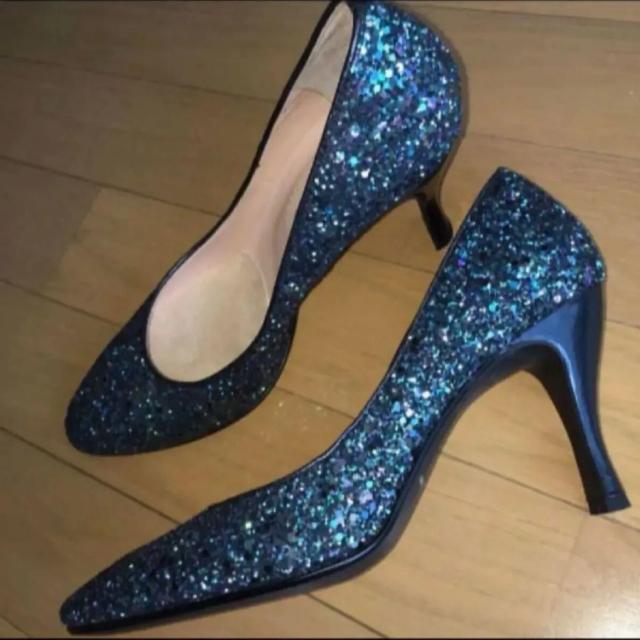 mosaique par a・bomb パンプス グリッター 23cm 日本製 ヒール 本革 パンプス < 女性ファッション mosaique par a・bomb パンプス グリッター 23cm 日本製 ヒール 本革 パンプス < 女性ファッションの