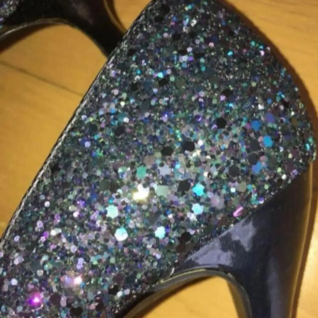 mosaique par a・bomb パンプス グリッター 23cm 日本製 ヒール 本革 パンプス < 女性ファッション mosaique par a・bomb パンプス グリッター 23cm 日本製 ヒール 本革 パンプス < 女性ファッションの