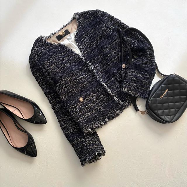 �����i��INED���㎿���{�^���m�[�J���[�c�C�[�h�W���P�b�g���l�C�r�[��S �� �u�����h�� 