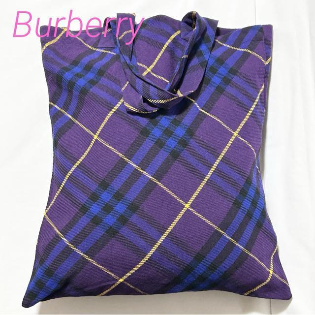 BURBERRY �o�[�o���[ �m�o�`�F�b�N �R�b�g�� �V�����_�[�o�b�O A4 ���[ ���� ���΂� �l�C�r�[ �p�[�v��  �� �u�����h�� 