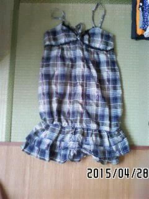 コクーンシルエット裾フリルチェック柄チュニック < ブランド  コクーンシルエット裾フリルチェック柄チュニック  < ブランドの