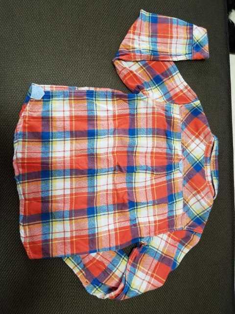 美品♪Arnold Palmer☆ネルシャツ♪オレンジ×ブルー・120p < ブランド  美品♪Arnold Palmer☆ネルシャツ♪オレンジ×ブルー・120p < ブランドの