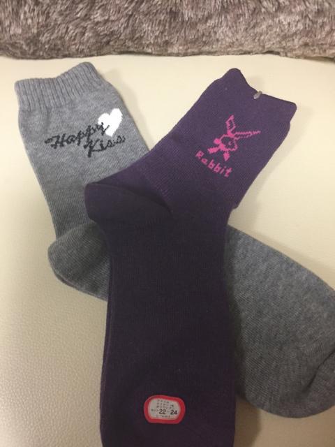 753.新品☆靴下2足☆22〜24センチ < 女性ファッション  753.新品☆靴下2足☆22〜24センチ < 女性ファッションの