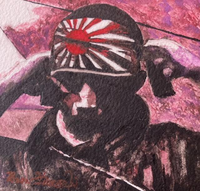 絵画 水彩画 ガッシュ・透明水彩 『神風』 新品・真作保証 原画 < ホビー 絵画 水彩画 ガッシュ・透明水彩 『神風』 新品・真作保証 原画 < ホビーの