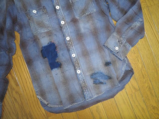 新品 TMT チェック ダメージ加工 ワークシャツ S 長袖 古着加工 ティーエムティー < ブランド 新品 TMT チェック ダメージ加工 ワークシャツ S 長袖 古着加工 ティーエムティー < ブランドの