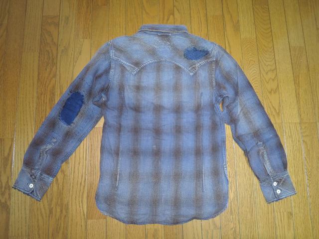 新品 TMT チェック ダメージ加工 ワークシャツ S 長袖 古着加工 ティーエムティー < ブランド 新品 TMT チェック ダメージ加工 ワークシャツ S 長袖 古着加工 ティーエムティー < ブランドの