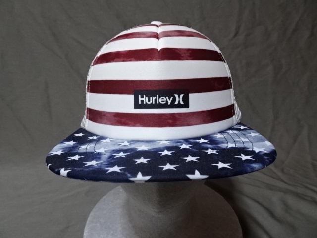 USA購入 ハーレー【Hurley】アメリカ星条旗デザイン メッシュキャップ < 男性ファッション  USA購入 ハーレー【Hurley】アメリカ星条旗デザイン メッシュキャップ < 男性ファッションの