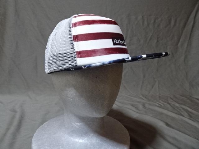 USA購入 ハーレー【Hurley】アメリカ星条旗デザイン メッシュキャップ < 男性ファッション  USA購入 ハーレー【Hurley】アメリカ星条旗デザイン メッシュキャップ < 男性ファッションの