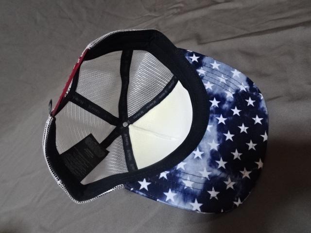 USA購入 ハーレー【Hurley】アメリカ星条旗デザイン メッシュキャップ < 男性ファッション  USA購入 ハーレー【Hurley】アメリカ星条旗デザイン メッシュキャップ < 男性ファッションの