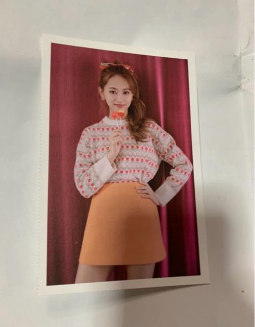 TWICE �c�E�B�@�����|�X�g�J�[�h�@Yes I am �D  �� �^�����g�O�b�Y�� 