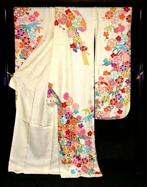【最高峰】新品同様 金彩 金駒シシュウ 熨斗文 梅 笹 振袖 袋帯セット 身丈175cm 裄丈71cm 長さ447cm T3512 < 女性ファッション  【最高峰】新品同様 金彩 金駒シシュウ 熨斗文 梅 笹 振袖 袋帯セット 身丈175cm 裄丈71cm 長さ447cm T3512 < 女性ファッションの