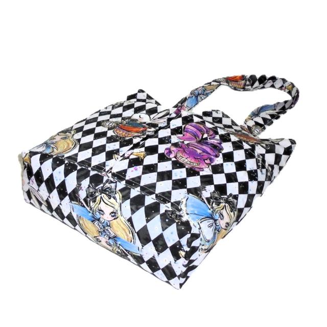 ◆くったりタイプ◆スクエアベーシックトートバッグ◆不思議の国のアリス◆外ポケA < 女性ファッション  ◆くったりタイプ◆スクエアベーシックトートバッグ◆不思議の国のアリス◆外ポケA < 女性ファッションの