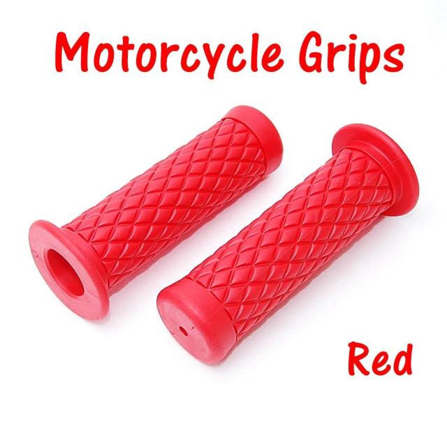 ダイヤ柄 ラバーハンドルグリップ レッド 非貫通式 22.2径用 汎用 バイク ラバーグリップ カスタム ハンドル グリップ 赤 < 自動車/バイク ダイヤ柄 ラバーハンドルグリップ レッド 非貫通式 22.2径用 汎用 バイク ラバーグリップ カスタム ハンドル グリップ 赤 < 自動車/バイク