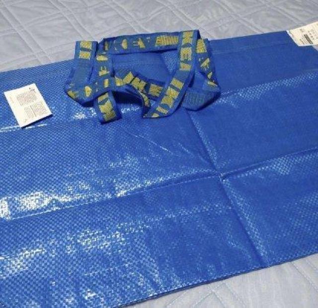 IKEA フラクタ Mサイズブルーバッグ < 女性ファッション IKEA フラクタ Mサイズブルーバッグ < 女性ファッションの