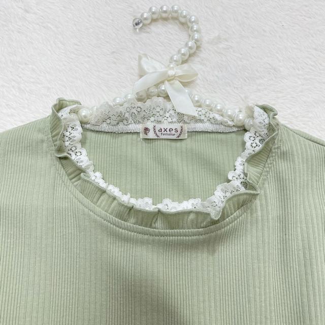 【美品】axes femme アクシーズファム カットソー&ジャンパースカート コーデ売り 量産型 Y2K フェミニン(1538) < ブランド 【美品】axes femme アクシーズファム カットソー&ジャンパースカート コーデ売り 量産型 Y2K フェミニン(1538) < ブランドの