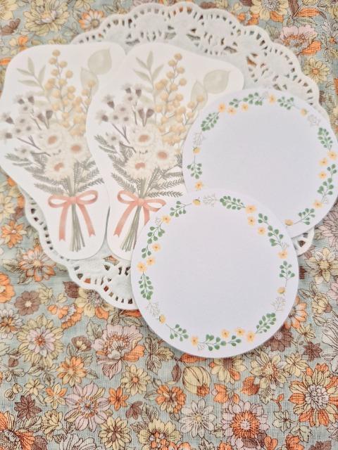 お裾分け☆花柄メッセージカード4枚☆ < インテリア/ライフ お裾分け☆花柄メッセージカード4枚☆ < インテリア/ライフの