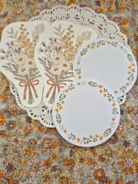 お裾分け☆花柄メッセージカード4枚☆ < インテリア/ライフ お裾分け☆花柄メッセージカード4枚☆ < インテリア/ライフの