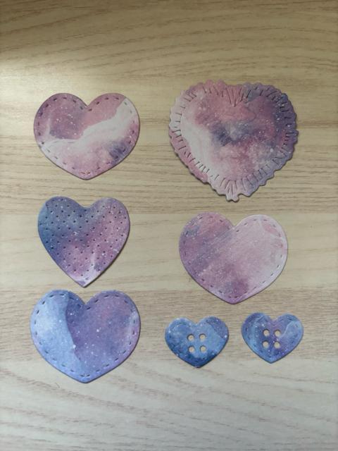 コラージュ素材 ハートシール7枚 < ペット/手芸/園芸 コラージュ素材 ハートシール7枚 < ペット/手芸/園芸の