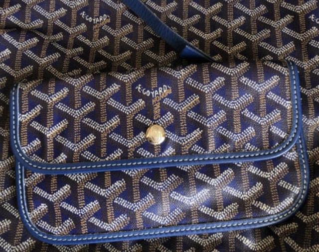 �S���[�� GOYARD �T�����CGM �g�[�g�o�b�O �|�[�`2�_ �l�C�r�[ �� �u�����h�� 