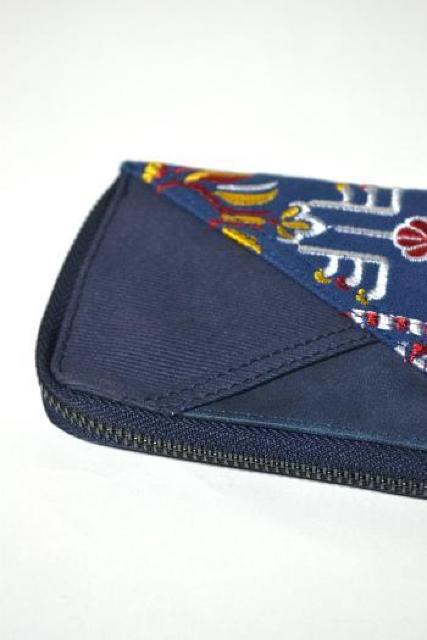 新品 チャイハネ キリーノウォレット 長財布 ネイビー L字ファスナー ハーフジップ ロングウォレット 札入れ 小銭入れ 未使用 < ブランド 新品 チャイハネ キリーノウォレット 長財布 ネイビー L字ファスナー ハーフジップ ロングウォレット 札入れ 小銭入れ 未使用 < ブランドの