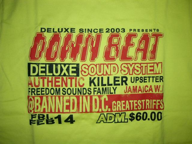 Vi DELUXE fbNX TVc M CG[ DOWN BEAT TEE Jbg\[  uh 