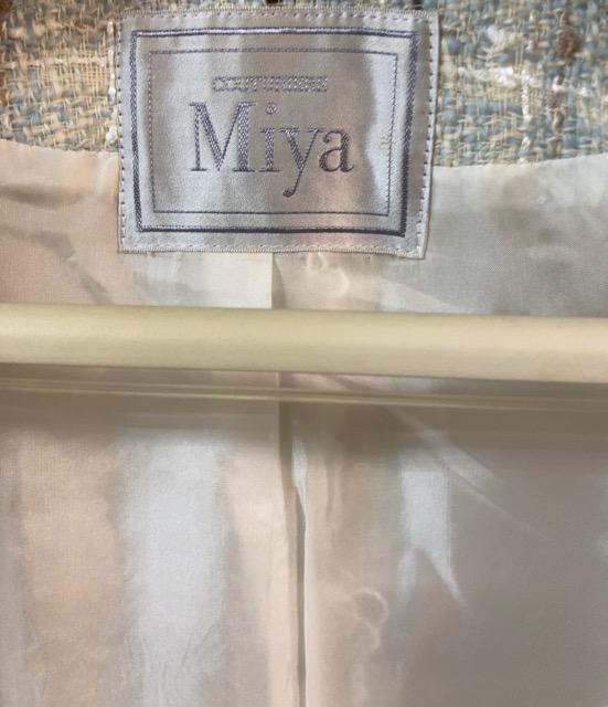 特価★COUTURIERE Miya ツイードノーカラージャケットライトブルー大活躍上品通勤時間発表会パーティーオフィス会社 < 女性ファッション  特価★COUTURIERE Miya ツイードノーカラージャケットライトブルー大活躍上品通勤時間発表会パーティーオフィス会社 < 女性ファッションの