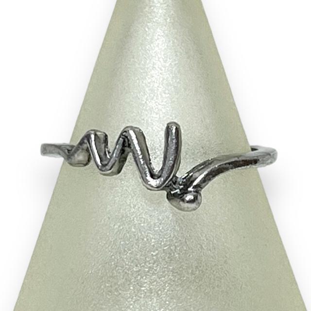 【SALE/新品/11号】心電図デザインリング < 女性アクセサリー/時計  【SALE/新品/11号】心電図デザインリング < 女性アクセサリー/時計の