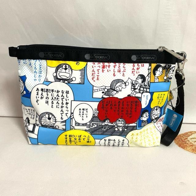 ★新品★LeSportsac レスポートサック ドラえもん50周年  化粧ポーチ  2つ収納 ポーチ 7105 送料無料 < 女性ファッション  ★新品★LeSportsac レスポートサック ドラえもん50周年  化粧ポーチ  2つ収納 ポーチ 7105 送料無料 < 女性ファッションの