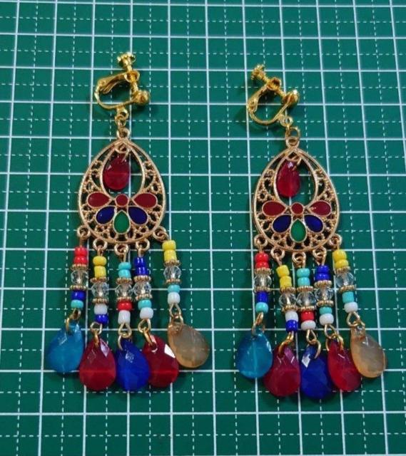 カラフルかわいいボヘミアンイヤリング・ピアス☆ ピアスアジアン    イヤリングアジアン   ウエスタンピアス  ヒッピー   < 女性アクセサリー/時計  カラフルかわいいボヘミアンイヤリング・ピアス☆ ピアスアジアン    イヤリングアジアン   ウエスタンピアス  ヒッピー   < 女性アクセサリー/時計の