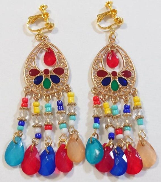 カラフルかわいいボヘミアンイヤリング・ピアス☆ ピアスアジアン    イヤリングアジアン   ウエスタンピアス  ヒッピー   < 女性アクセサリー/時計  カラフルかわいいボヘミアンイヤリング・ピアス☆ ピアスアジアン    イヤリングアジアン   ウエスタンピアス  ヒッピー   < 女性アクセサリー/時計の