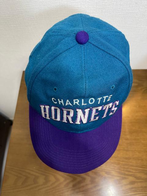���B���e�[�W 90�N�� Charlotte Hornets G�L���b�v �X�q �V���[���b�g �z�[�l�b�c NBA �L���b�v �Ò� �� �j���t�@�b�V������ 