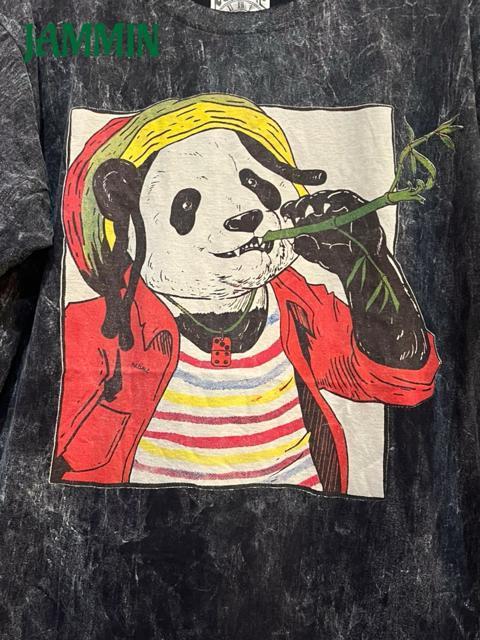 ラスタマンパンダTシャツ パンダ ラスタ アジアン レゲエ ヒッピー < 男性ファッション ラスタマンパンダTシャツ パンダ ラスタ アジアン レゲエ ヒッピー < 男性ファッションの