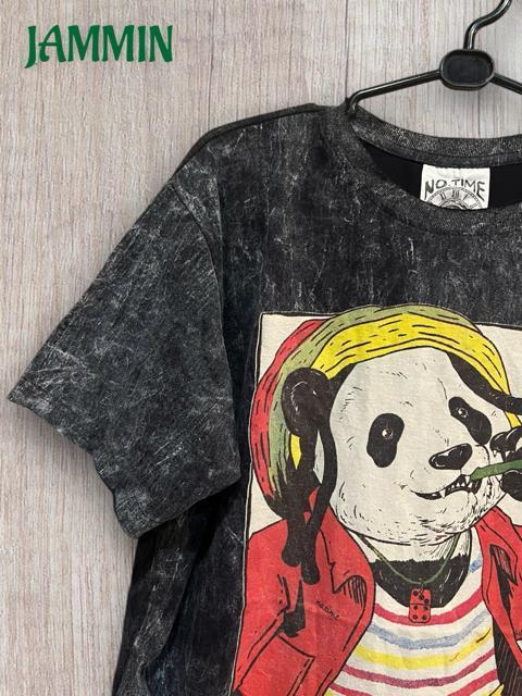 ラスタマンパンダTシャツ パンダ ラスタ アジアン レゲエ ヒッピー < 男性ファッション ラスタマンパンダTシャツ パンダ ラスタ アジアン レゲエ ヒッピー < 男性ファッションの