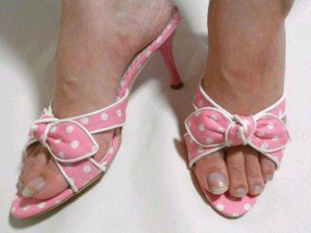 夏大活躍!美脚♪リボン付 マリンテイスト 水玉ドット柄ミュール ピンク < 女性ファッション 夏大活躍!美脚♪リボン付 マリンテイスト 水玉ドット柄ミュール ピンク < 女性ファッションの