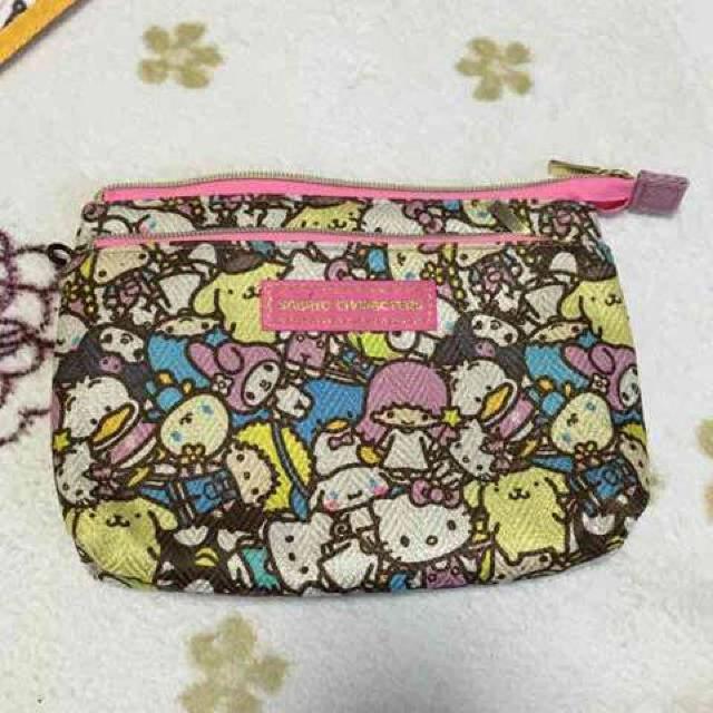 サンリオキャラクター柄ダブルファスナーポーチ。キティマイメロ < おもちゃ サンリオキャラクター柄ダブルファスナーポーチ。キティマイメロ < おもちゃの