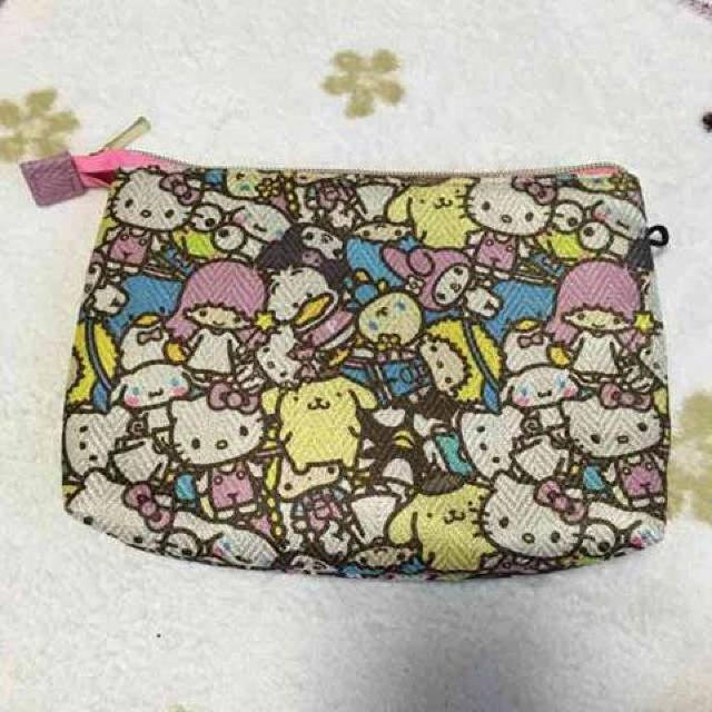 サンリオキャラクター柄ダブルファスナーポーチ。キティマイメロ < おもちゃ サンリオキャラクター柄ダブルファスナーポーチ。キティマイメロ < おもちゃの