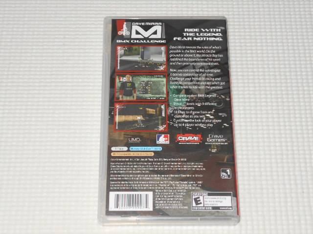PSP★DAVE MIRRA BMX CHALLENGE 海外版(国内本体動作可能) < ゲーム本体/ソフト  PSP★DAVE MIRRA BMX CHALLENGE 海外版(国内本体動作可能) < ゲーム本体/ソフトの