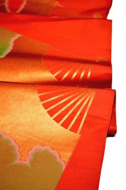 本袋帯 送料無料 最高級 未使用品 織物一筋名門 織悦 金糸 扇文 全通柄 長さ436cm T1379 < 女性ファッション 本袋帯 送料無料 最高級 未使用品 織物一筋名門 織悦 金糸 扇文 全通柄 長さ436cm T1379 < 女性ファッションの