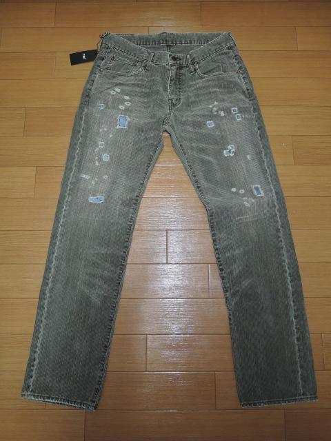 新品TMTダメージ加工コーデュロイパンツMデニムKパッチ < ブランド 新品TMTダメージ加工コーデュロイパンツMデニムKパッチ < ブランドの