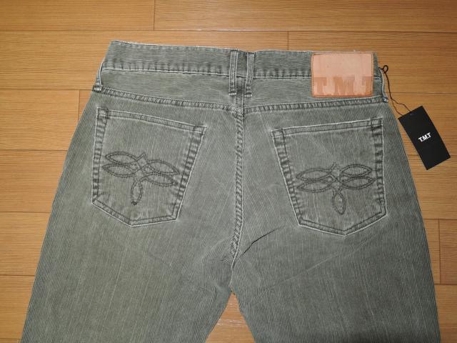 新品TMTダメージ加工コーデュロイパンツMデニムKパッチ < ブランド 新品TMTダメージ加工コーデュロイパンツMデニムKパッチ < ブランドの