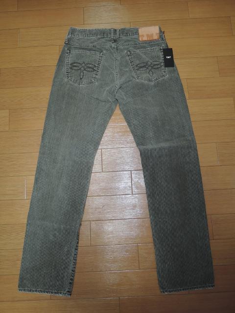 新品TMTダメージ加工コーデュロイパンツMデニムKパッチ < ブランド 新品TMTダメージ加工コーデュロイパンツMデニムKパッチ < ブランドの