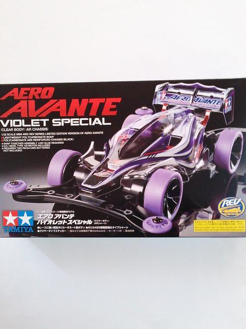 TAMIYAミニ四駆 特別限定モデル!エアロアバンテ バイオレットスペシャル(クリヤーボディ) < ホビー  TAMIYAミニ四駆 特別限定モデル!エアロアバンテ バイオレットスペシャル(クリヤーボディ)  < ホビーの