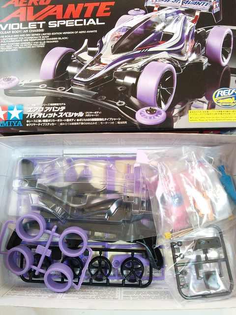 TAMIYAミニ四駆 特別限定モデル!エアロアバンテ バイオレットスペシャル(クリヤーボディ) < ホビー  TAMIYAミニ四駆 特別限定モデル!エアロアバンテ バイオレットスペシャル(クリヤーボディ) < ホビーの