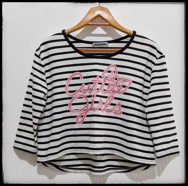 ★Sirmione★しまむら★七分丈Tシャツ★半袖★長T★160サイズ★部屋着★まとめ買い歓迎★ < ブランド  ★Sirmione★しまむら★七分丈Tシャツ★半袖★長T★160サイズ★部屋着★まとめ買い歓迎★ < ブランドの