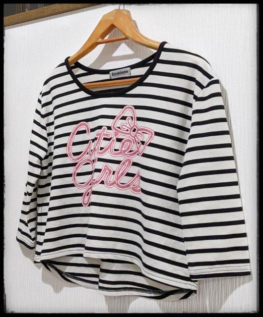 ★Sirmione★しまむら★七分丈Tシャツ★半袖★長T★160サイズ★部屋着★まとめ買い歓迎★ < ブランド  ★Sirmione★しまむら★七分丈Tシャツ★半袖★長T★160サイズ★部屋着★まとめ買い歓迎★ < ブランドの