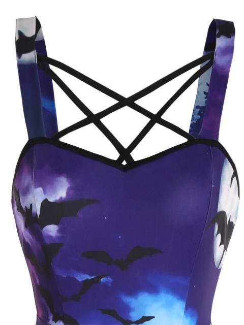 新品 大きいサイズ3L ゴシックハロウィンイレギュラーヘムドレスワンピース < 女性ファッション  新品 大きいサイズ3L ゴシックハロウィンイレギュラーヘムドレスワンピース < 女性ファッションの